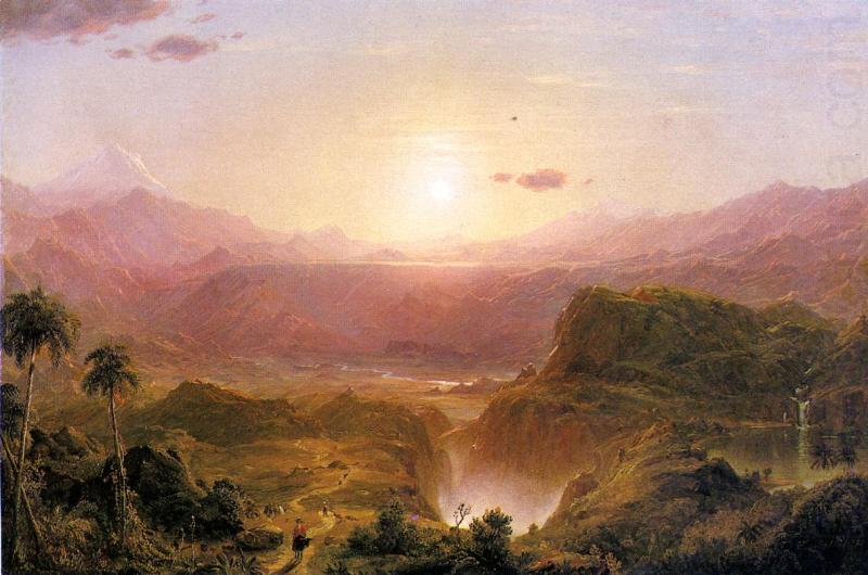 Andes of Ecuador, Frederic Edwin Church